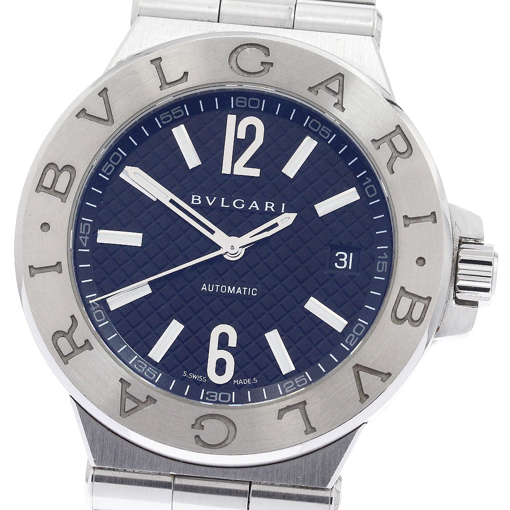 BVLGARI Diagono DG40S Date black Dial Automatic Men's Watch_931765