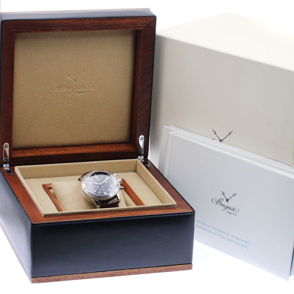 Breguet Transatlantic Type XX 3820ST/H2/9W6 Chronograph black Dial Automatic Men's Watch_931771