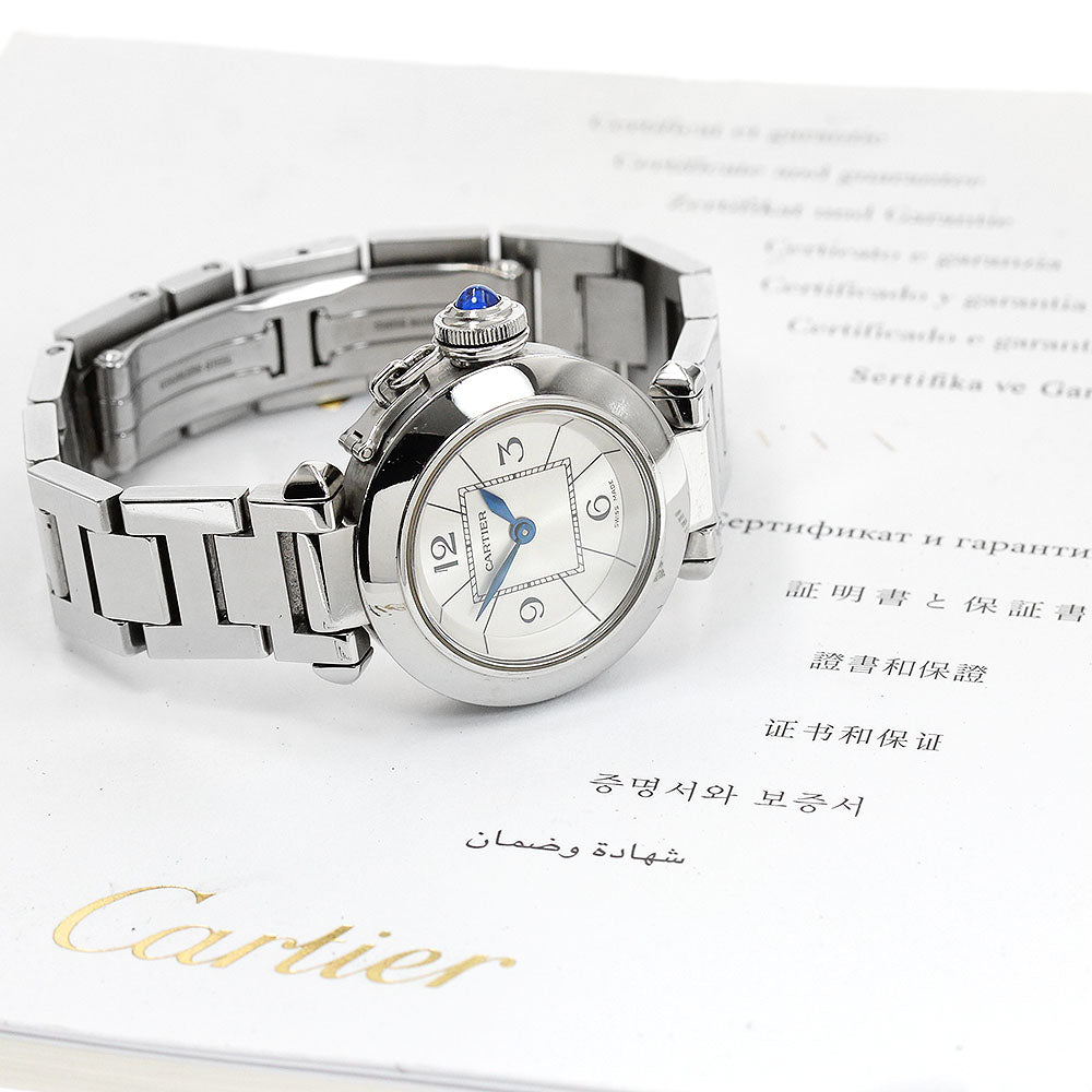 CARTIER Misspacha W3140007 Silver Dial Quartz Ladies Watch_931788
