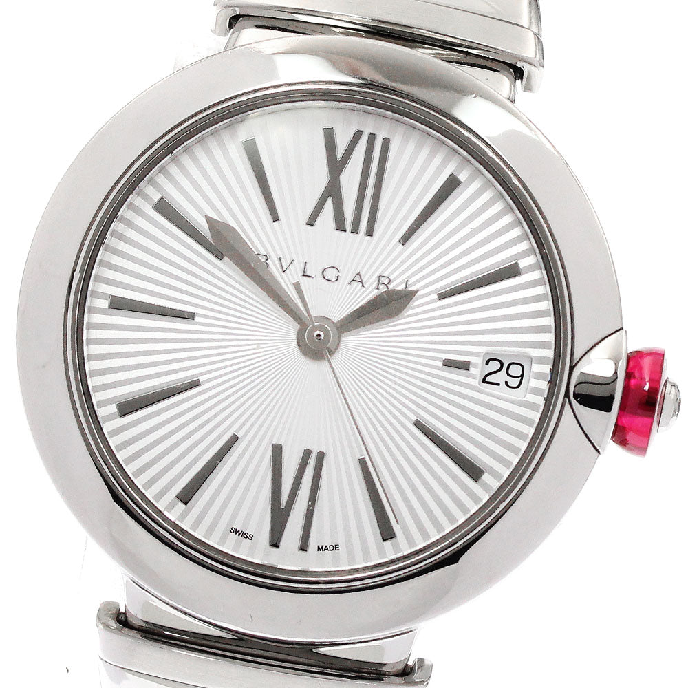 BVLGARI Le chair LU33S Date Silver Dial Automatic Ladies Watch_931808
