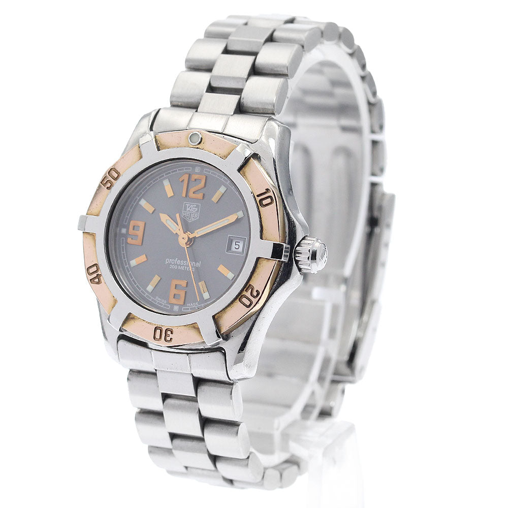 TAG HEUER Exclusive WN1351 Date gray Dial Quartz Ladies Watch_931834