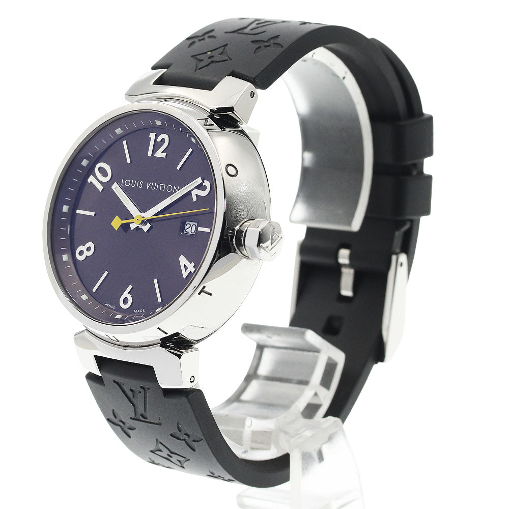 LOUIS VUITTON Tambour Q1111 Date Brown Dial Quartz Men's Watch_931841