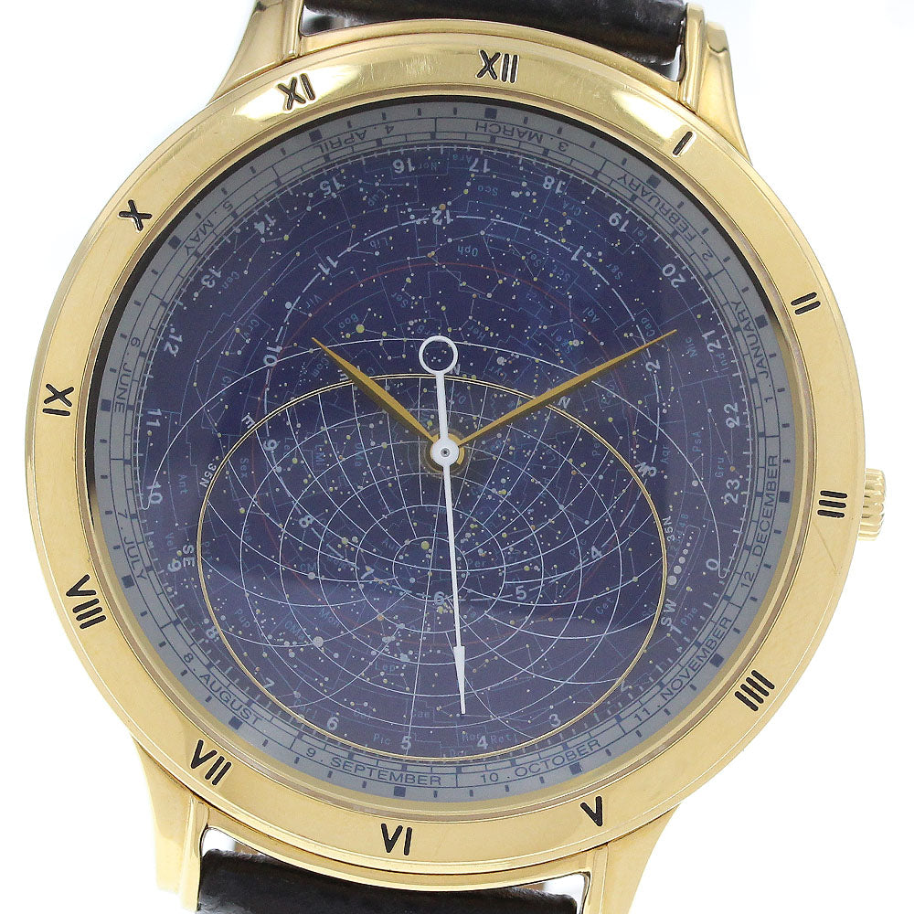 CITIZEN Cosmos sign Franklin Mint CAL-4P92 Planisphere blue Dial Quartz Men's Watch_931873