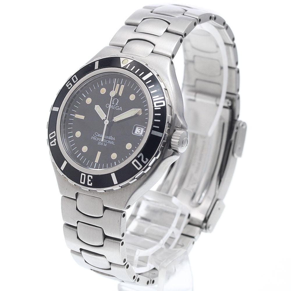 OMEGA Seamaster200m Date Black Dial Quartz Men's Watch_931920