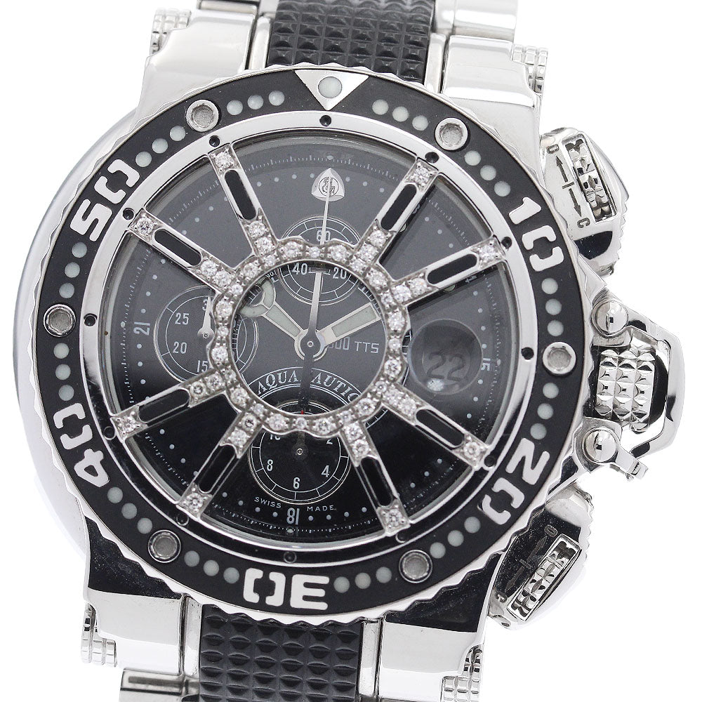 AQUANAUTIC King Cuda Date Chronograph black Dial Automatic Men's Watch_931965