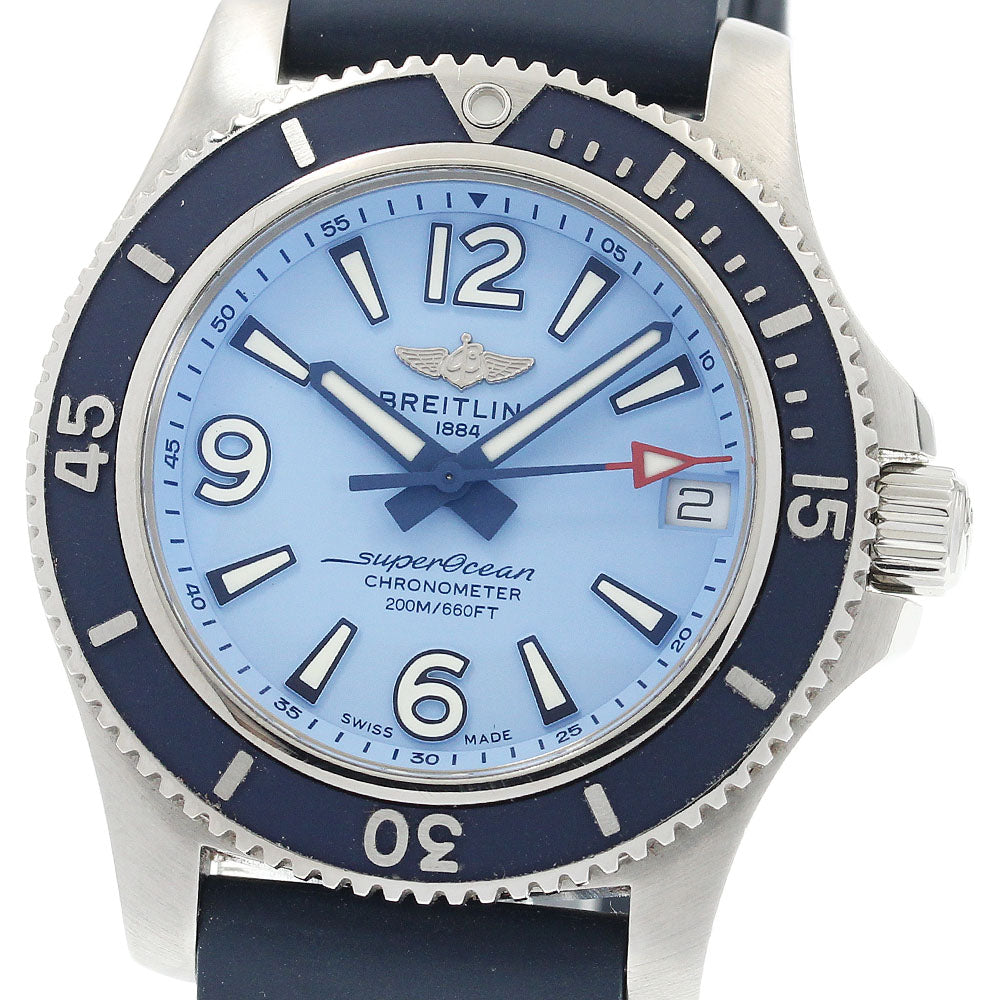 BREITLING Superocean II 36 A17316 Date blue Dial Automatic Boy's Watch_931997