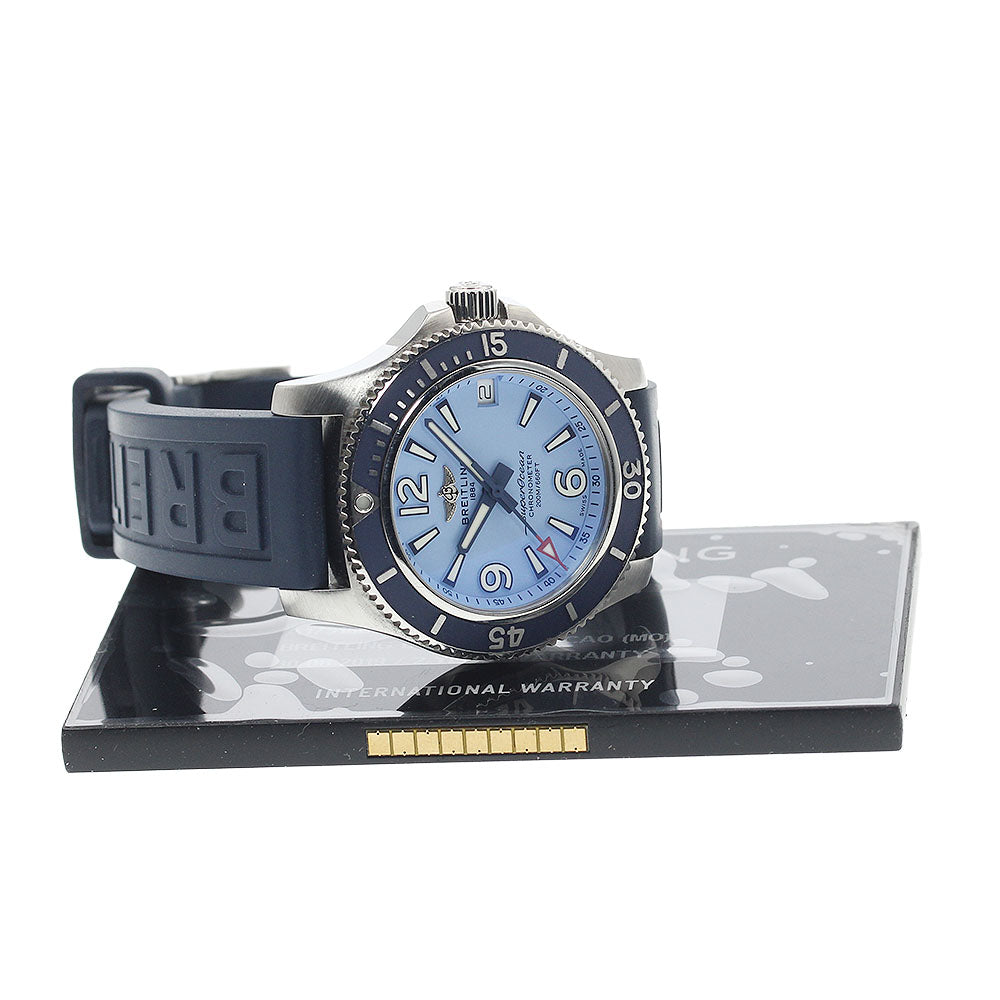 BREITLING Superocean II 36 A17316 Date blue Dial Automatic Boy's Watch_931997