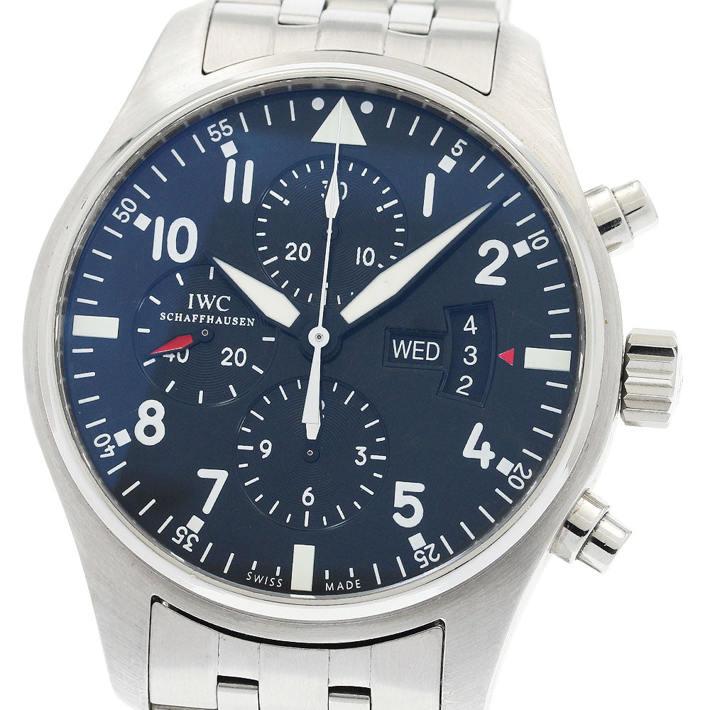 IWC SCHAFFHAUSEN Pilot watch IW377704 Chronograph Automatic Men's_932033
