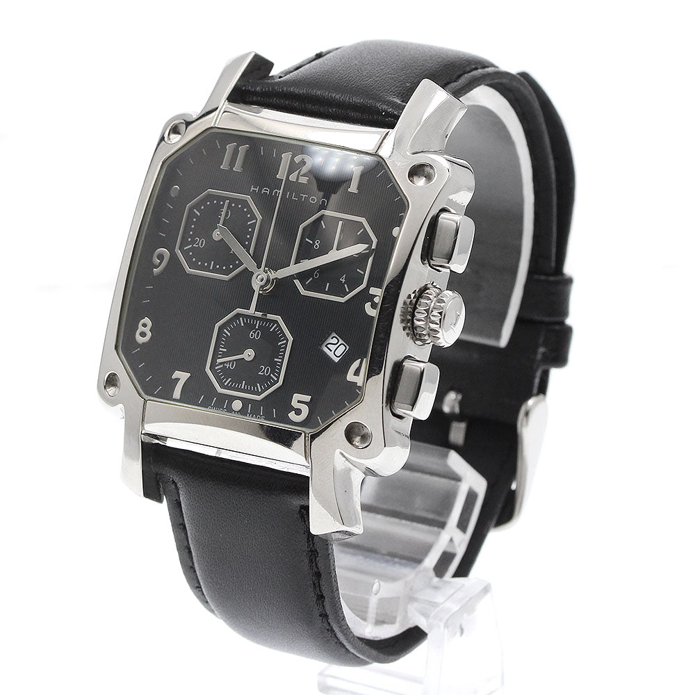 HAMILTON Lloyd H194120 Chronograph Date black Dial Quartz Men's Watch_932166