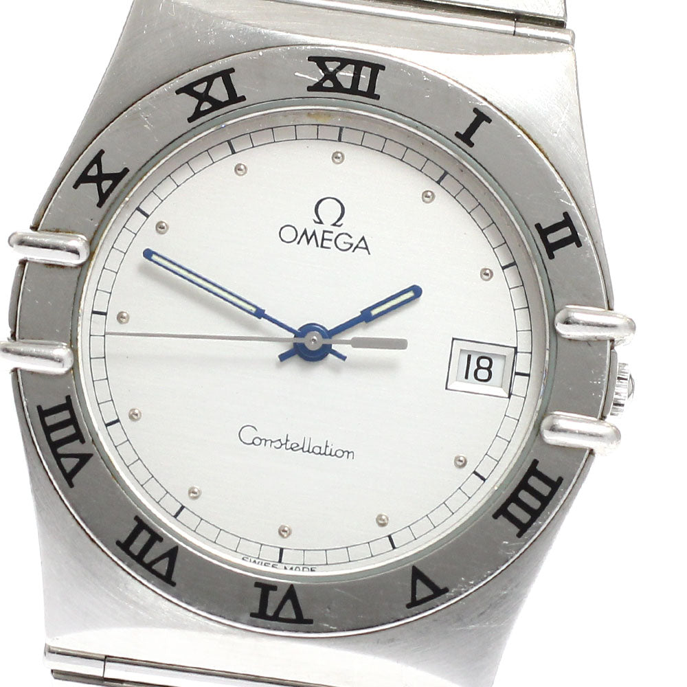 OMEGA Constellation Date Silver Dial Quartz Men's Watch_932220