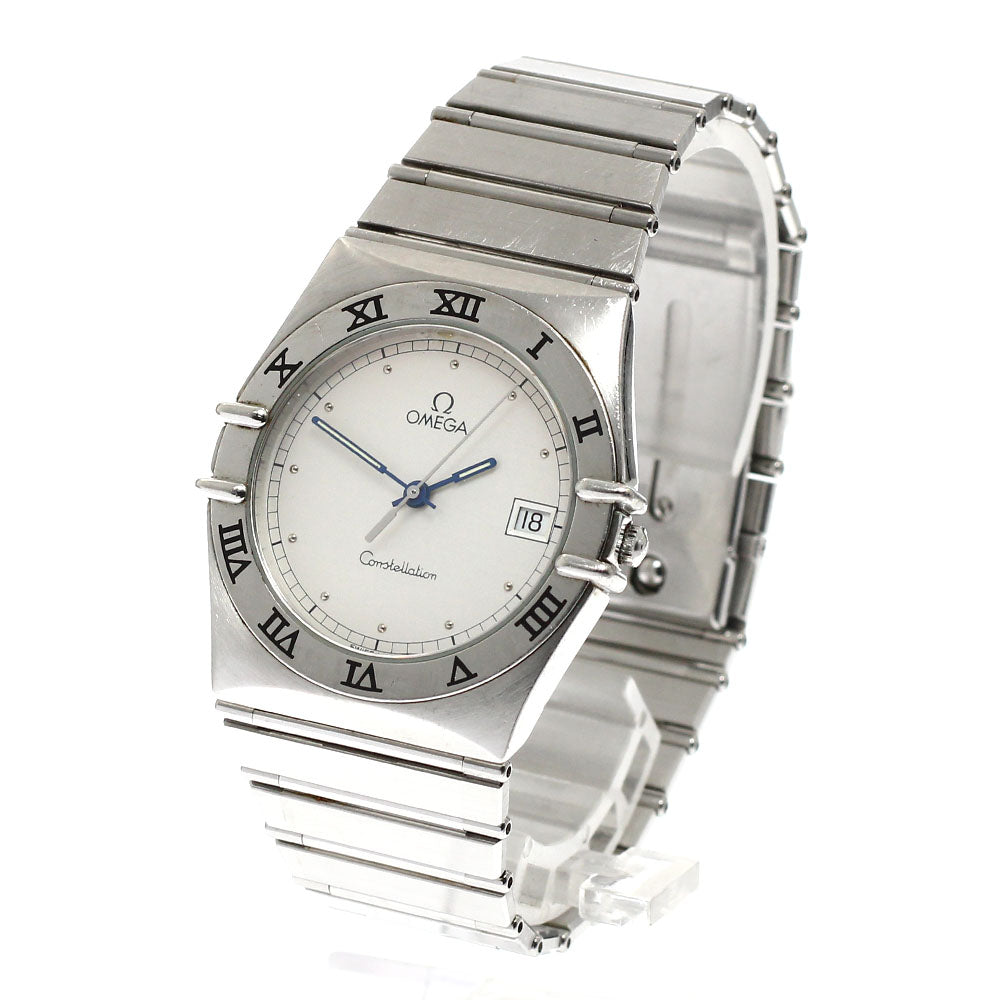 OMEGA Constellation Date Silver Dial Quartz Men's Watch_932220