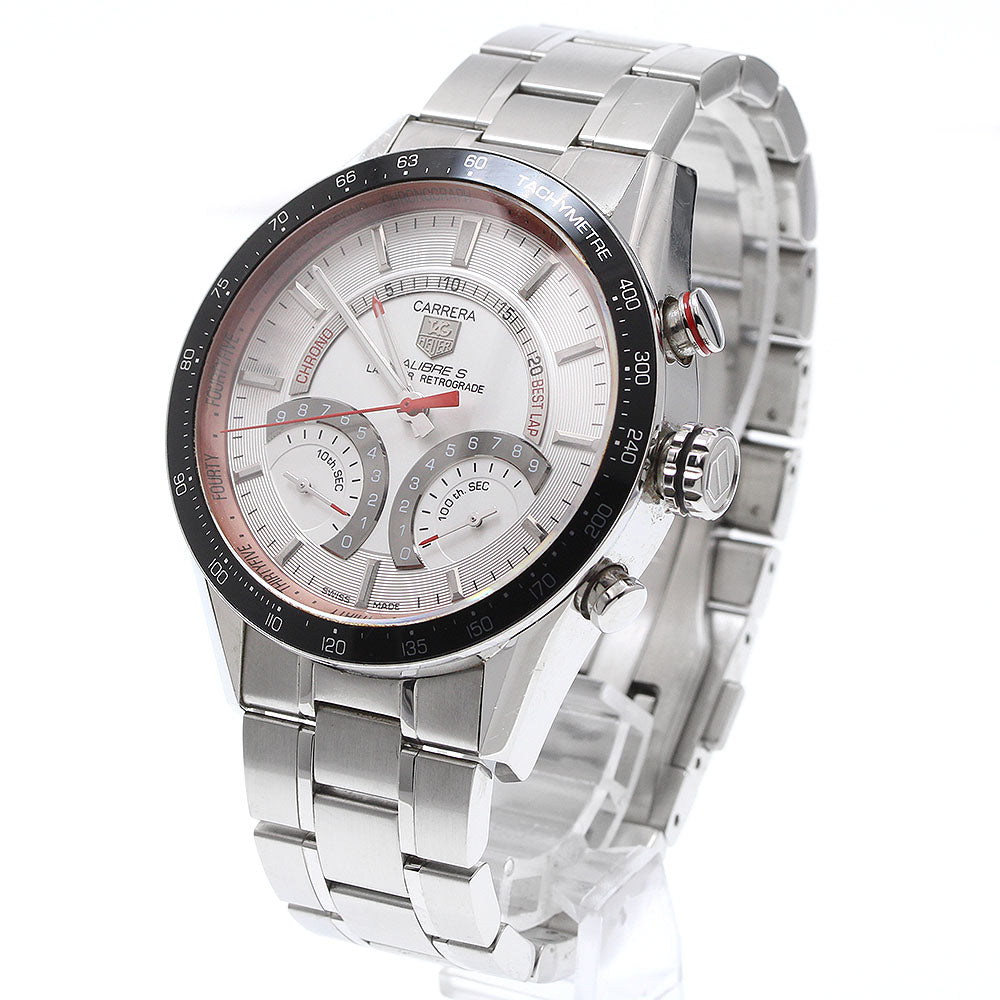 TAG HEUER Carrera Caliber S CV7A11 Chronograph Silver Dial Quartz Men's_932246