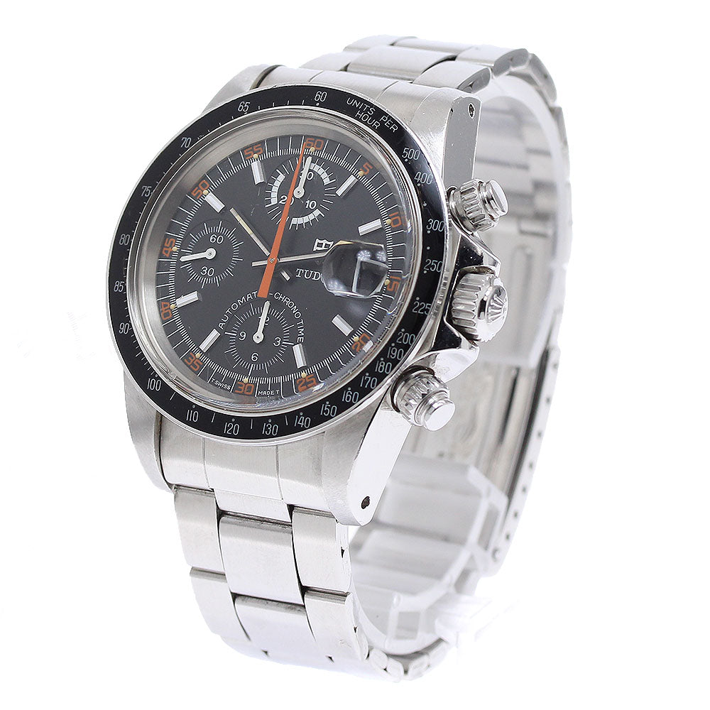 TUDOR Oyster Date Chronotime 94200 Cal.7750 black Dial Automatic Men's_932249