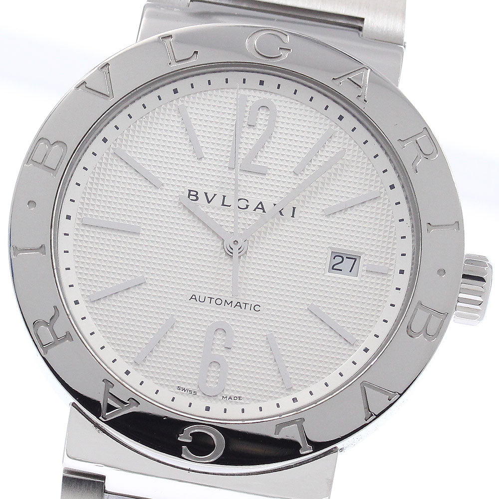 BVLGARI BVLGARIBVLGARI BB42SS Date Silver Dial Automatic Men's Watch_932259