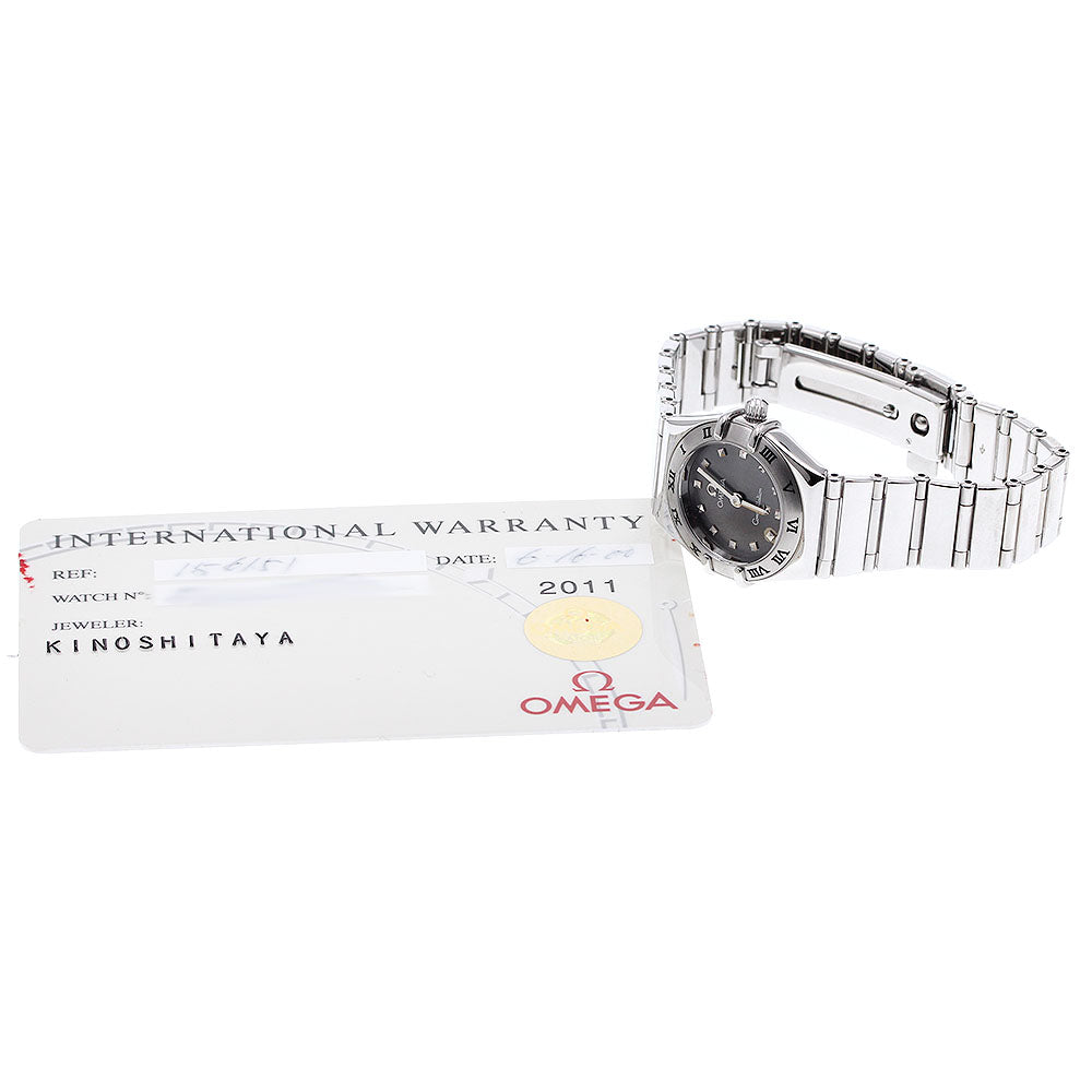 OMEGA Constellation Mini My Choice 1561.51 gray Dial Quartz Ladies Watch_932261