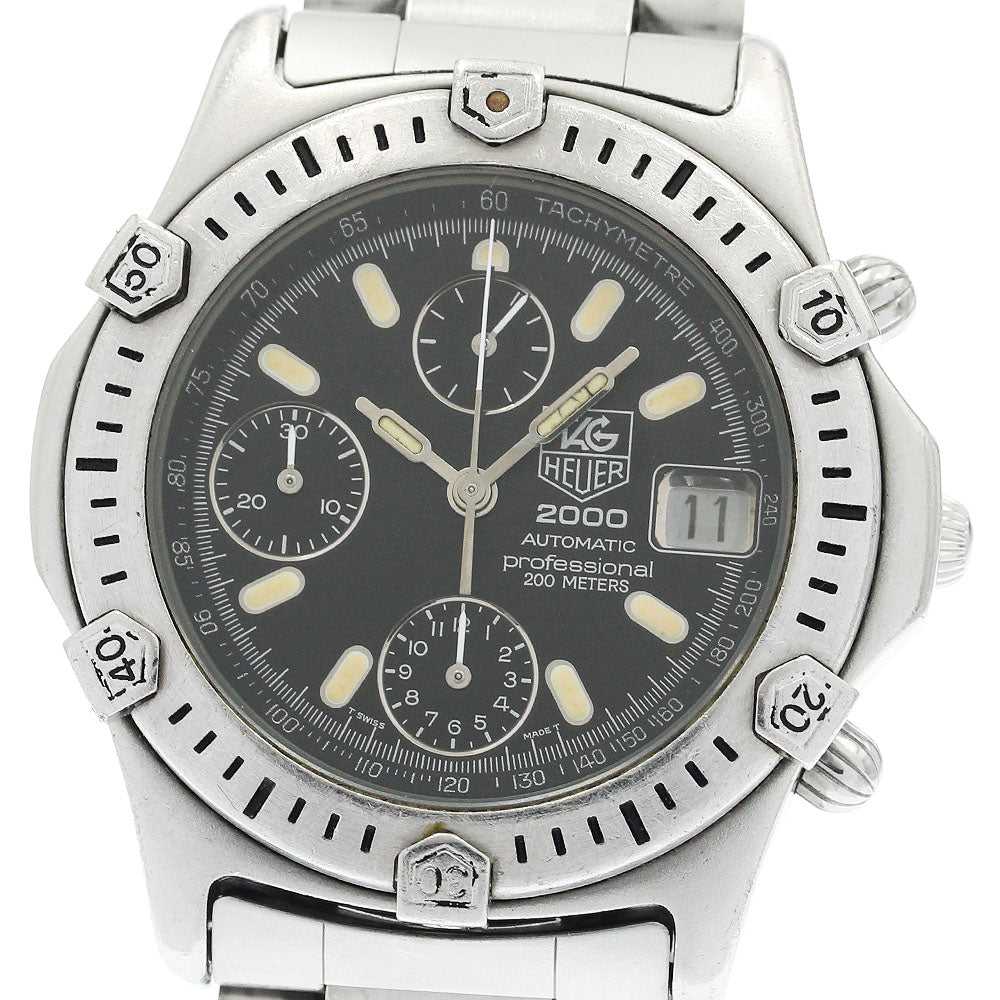 TAG HEUER 2000 series 169.306 Chronograph black Dial Auto Men's Watch_932272