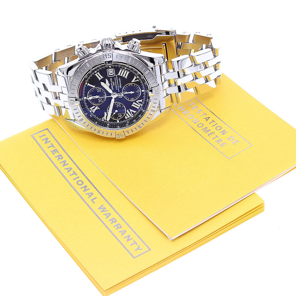 BREITLING Chronomat Evolution A13356 black Dial Automatic Men's Watch_932293