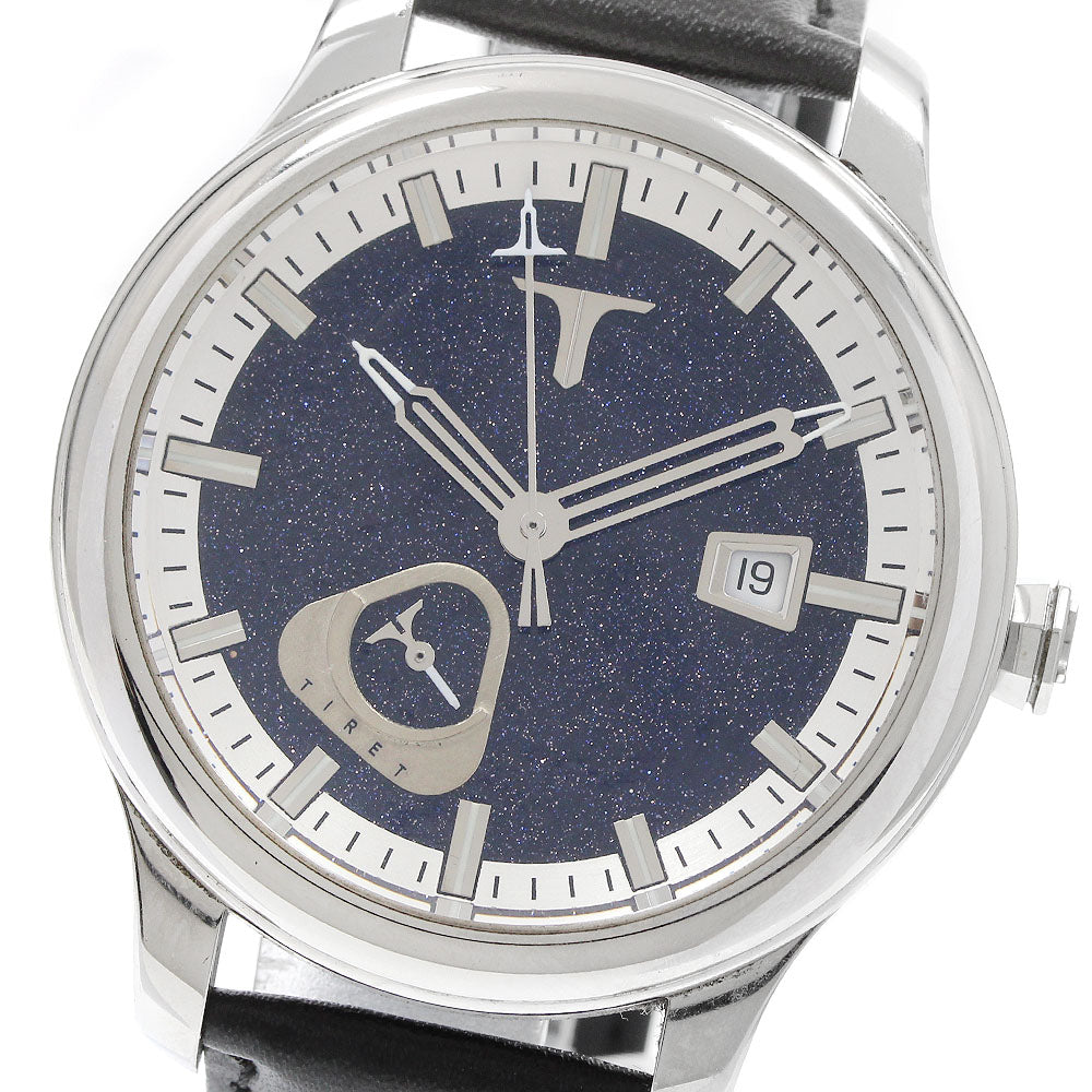 TIRET NEW YORK Classic Q Aventurine Date Navy Dial Automatic Men's Watch_932296
