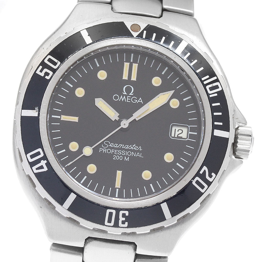 OMEGA Seamaster200 Date black Dial Quartz Men's Watch_932301