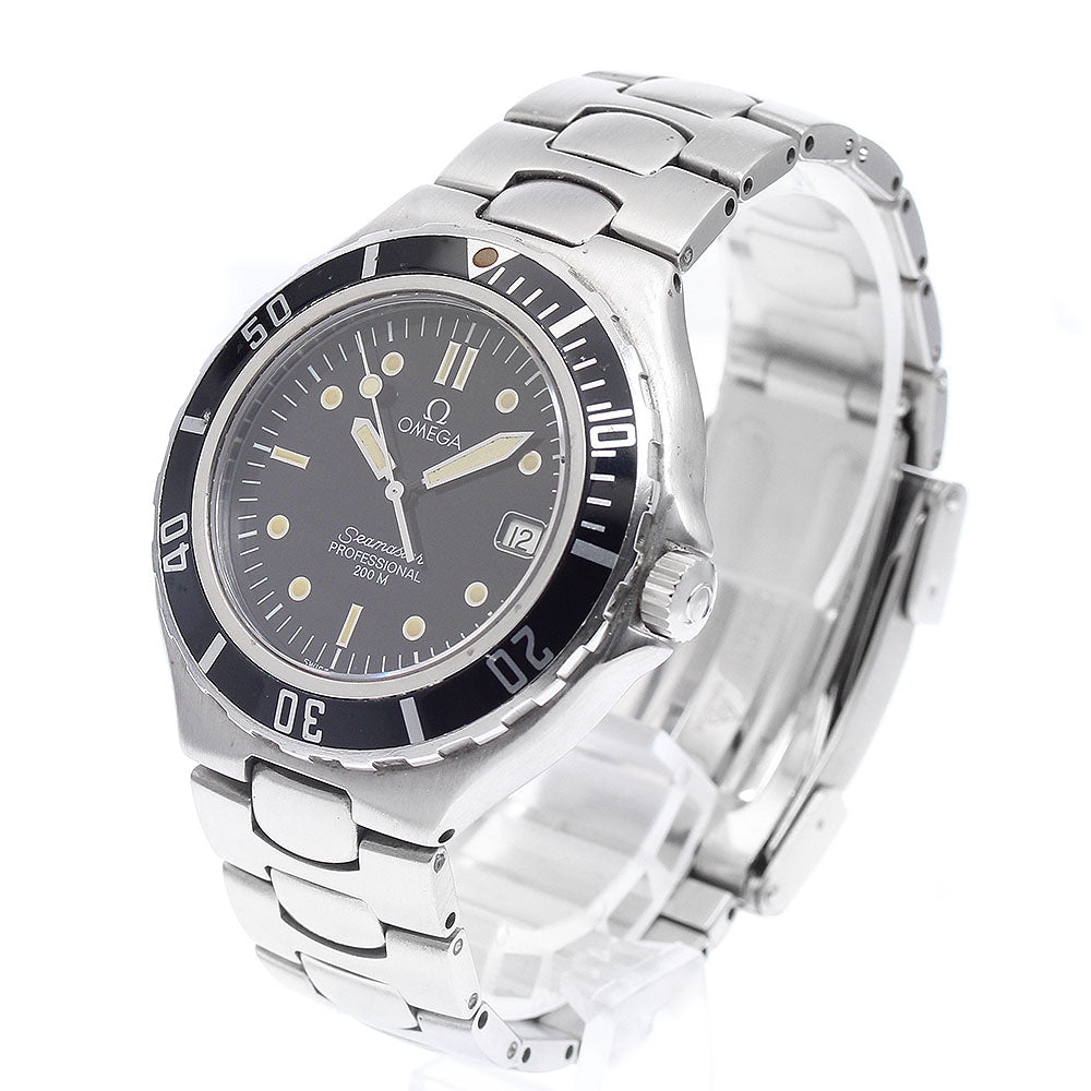 OMEGA Seamaster200 Date black Dial Quartz Men's Watch_932301