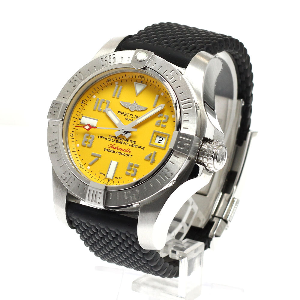 BREITLING Avenger II Seawolf A17331 yellow Dial Automatic Men's Watch_932304