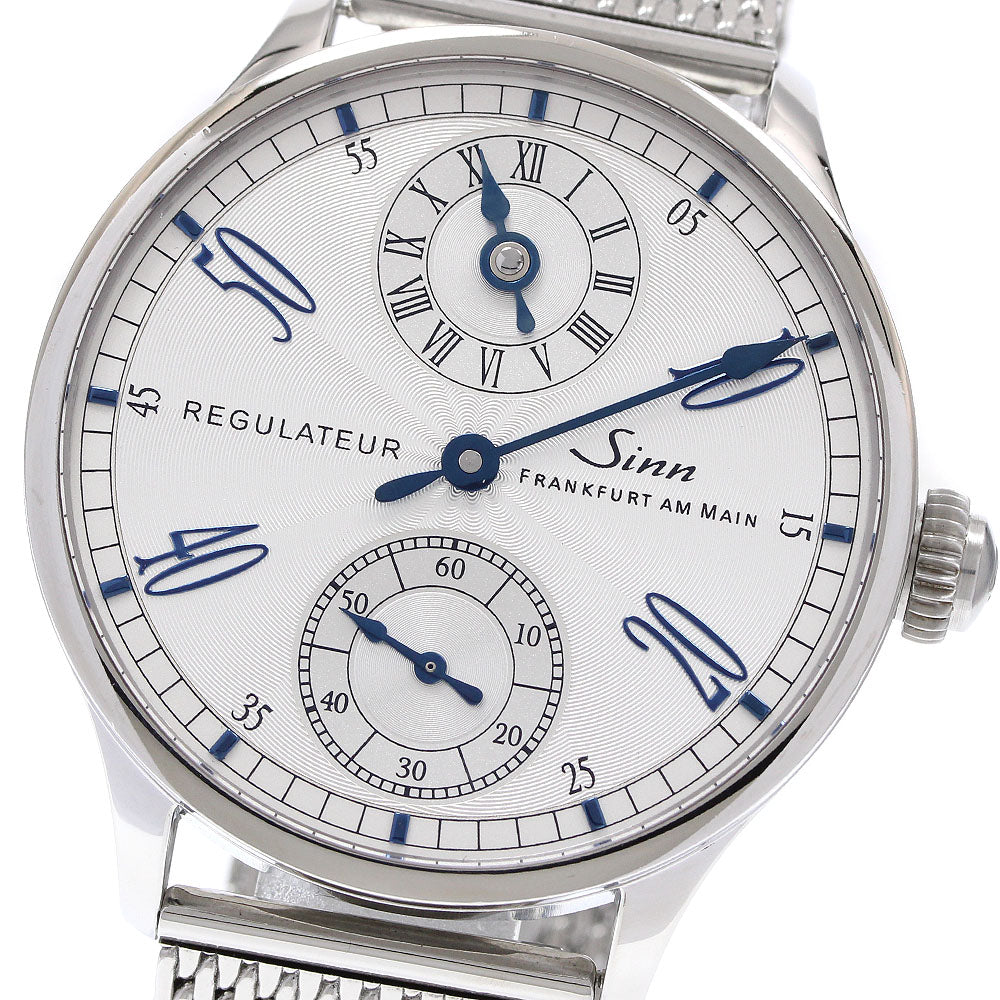 Sinn Regulator 6100 Small seconds Silver Dial Hand Winding Men's Watch_932333