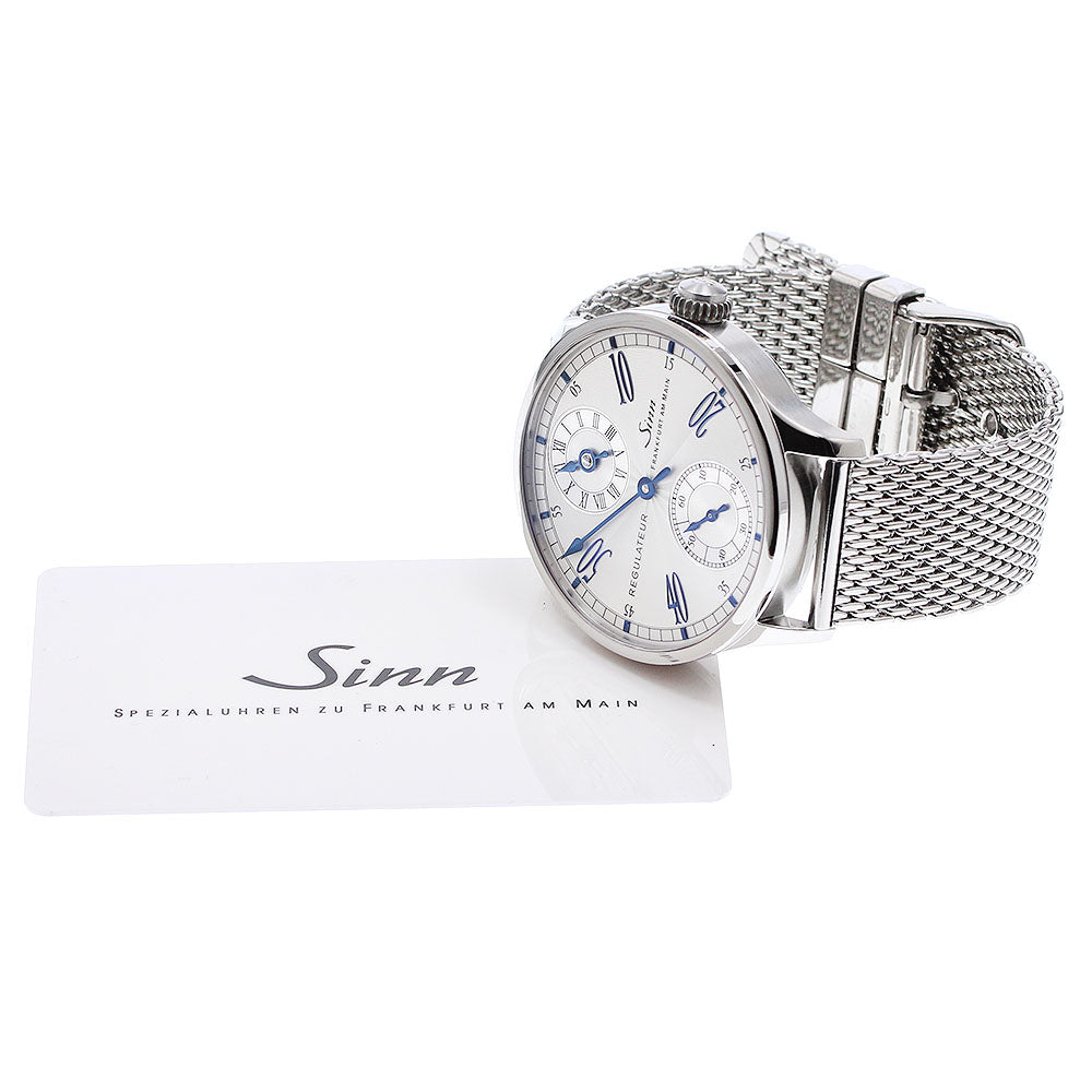 Sinn Regulator 6100 Small seconds Silver Dial Hand Winding Men's Watch_932333