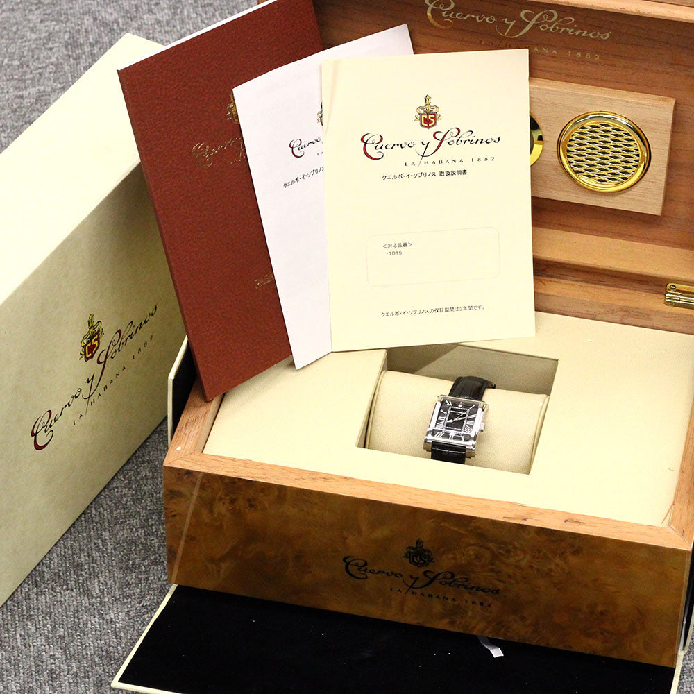 CUERVO Y SOBRINOS Prominente Classico A1015 Date black Dial Automatic Men's Watch_932339