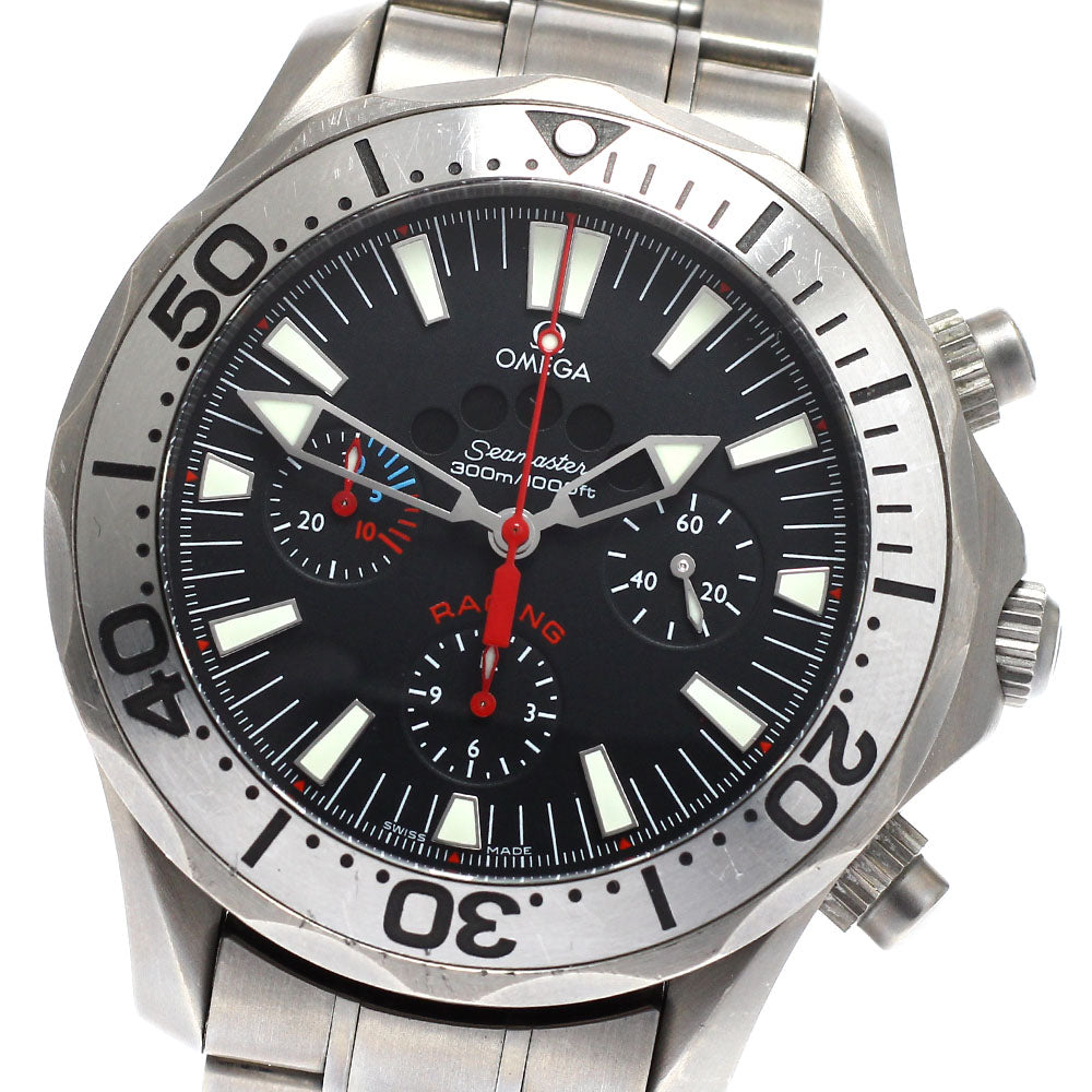 OMEGA Seamaster300 racing 2269.52 Chronograph black Dial Automatic Men's Watch_932343