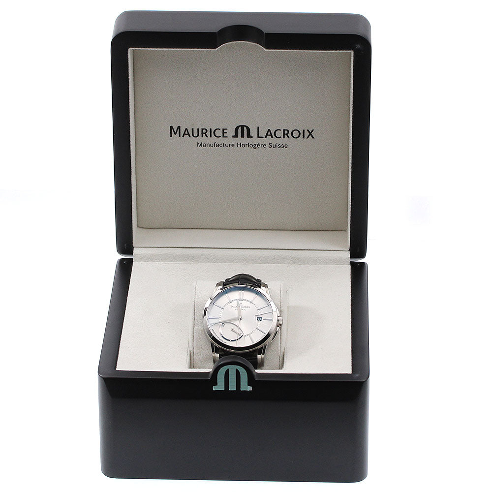 MAURICE LACROIX Pontos PT6168 Date power reserve Silver Dial Automatic Men's Watch_932353