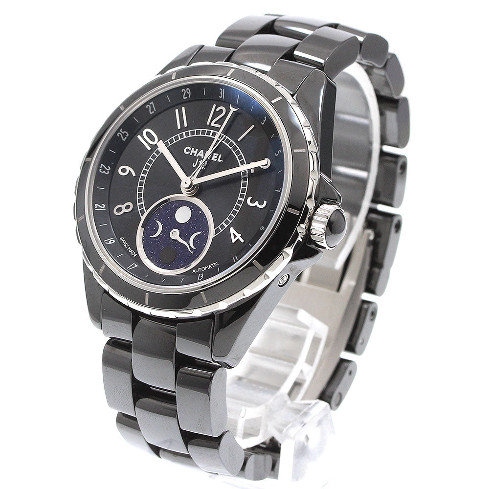 CHANEL J12 Fars de lune H3406 Moon phase black Dial Automatic Men's Watch_932364