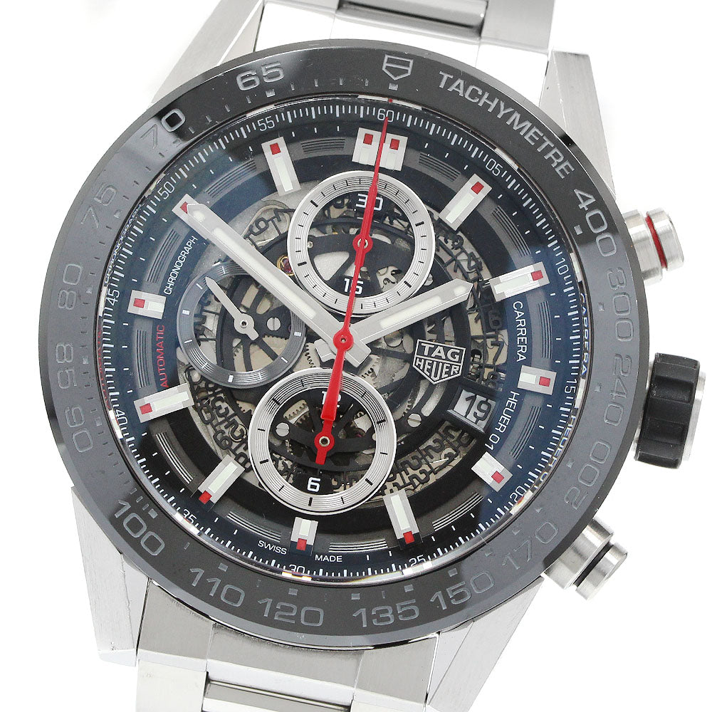 TAG HEUER Carrera CAR2A1W-0 Chronograph skeleton Dial Automatic Men's _932375