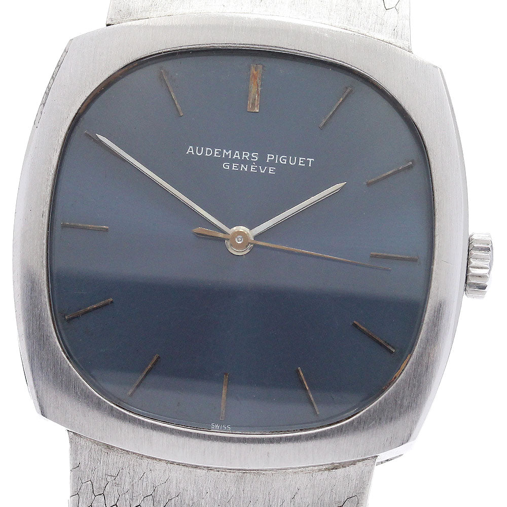 AUDEMARS PIGUET vintage Navy Dial Hand Winding Men's Watch_932391