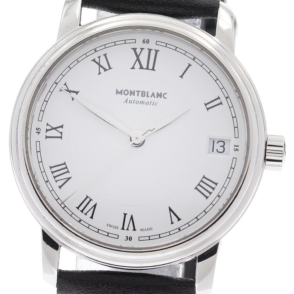 MONTBLANC Tradition 7376 Date white Dial Automatic Boy's Watch_932444
