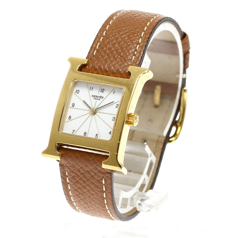 HERMES H watch HH1.201 white Dial Quartz Ladies Watch_932460