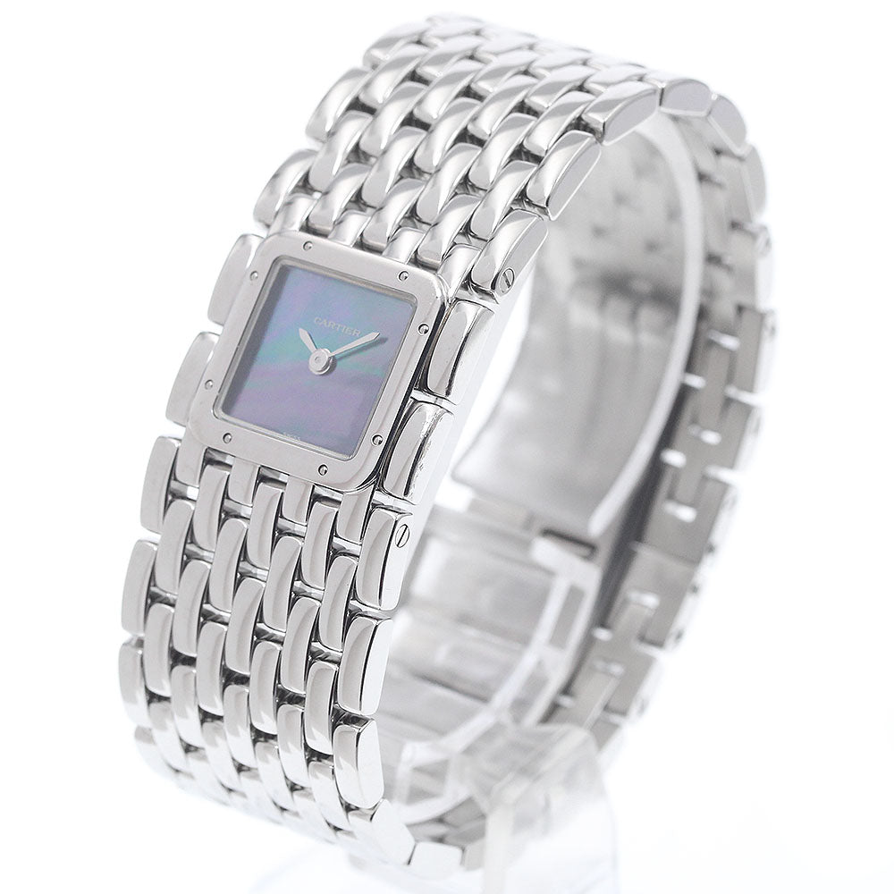 CARTIER PANTHERE Ryuban W61002T9 Blue shell Dial Quartz Ladies Watch_932461