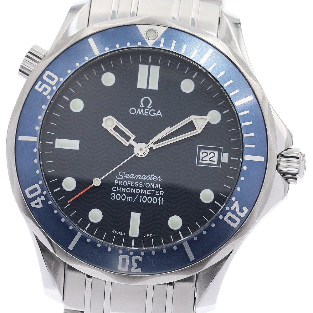 OMEGA Seamaster300 2531.80 Date Navy Dial Automatic Men's Watch_932475