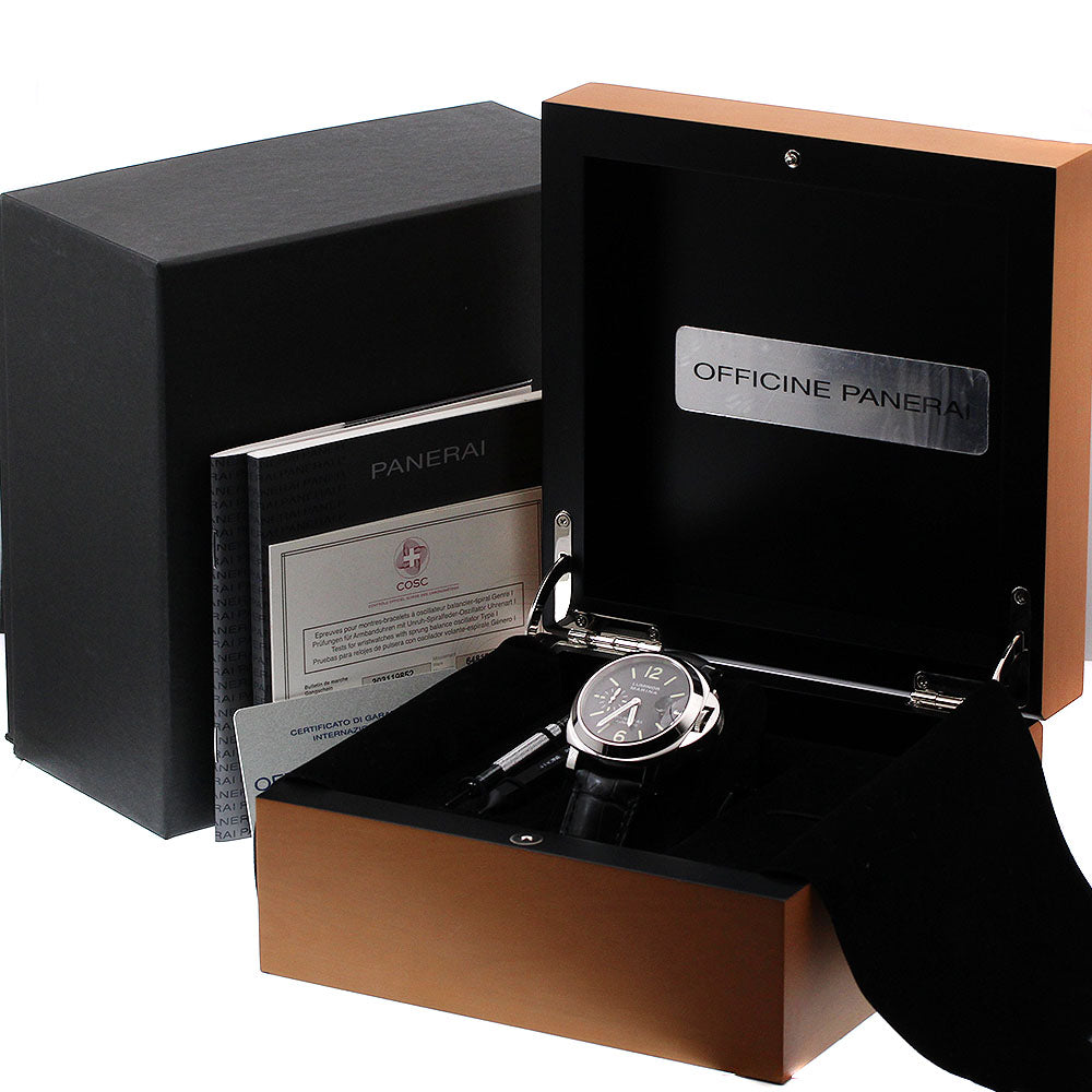 PANERAI Luminor Marina PAM00104 Small Second Date black Dial Automatic Men's Watch_932490