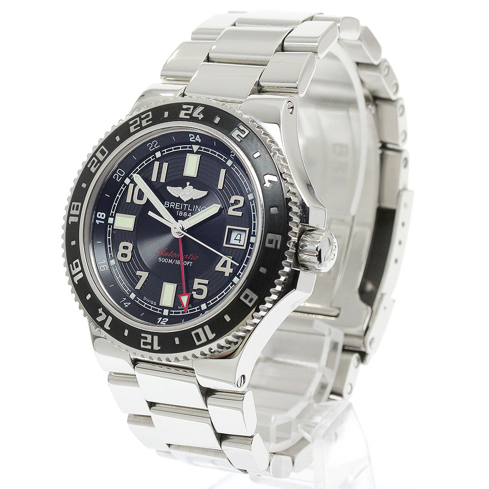BREITLING Super Ocean A32380 GMT date black Dial Automatic Men's Watch_932492
