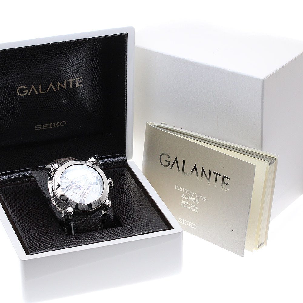 SEIKO Galante SBLA101/5R66-0BH0 Power reserve Silver Dial Spring drive Men's Watch_932514