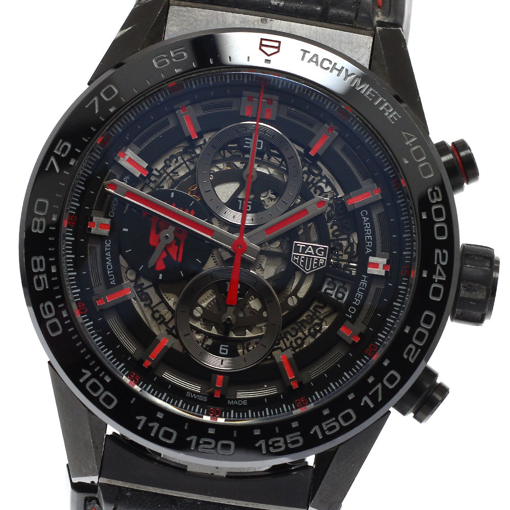 TAG HEUER Carrera Caliber Heuer 01 Manchester United CAR2A1J Chronograph skeleton Dial Automatic Men's Watch_932527