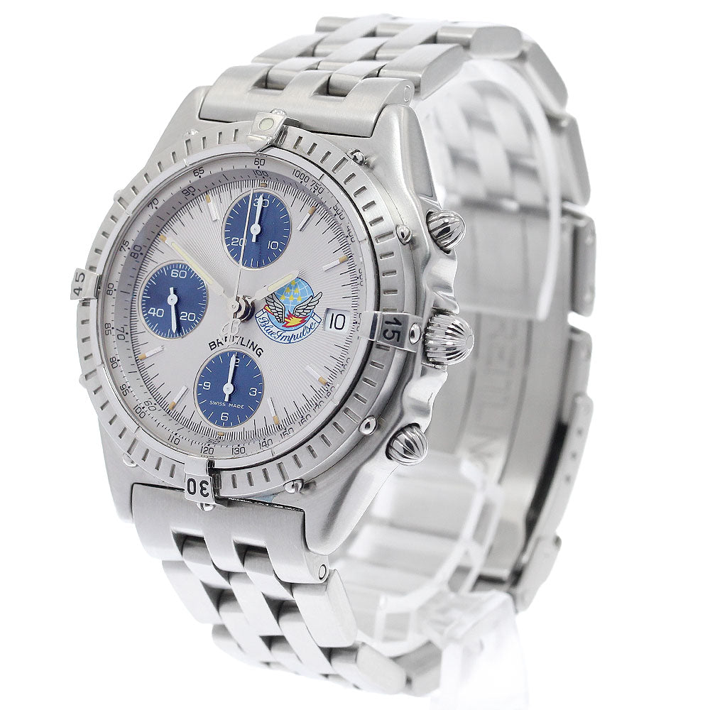BREITLING Chronomat Blue Impulse A13048 Date Automatic Men's Watch_932613