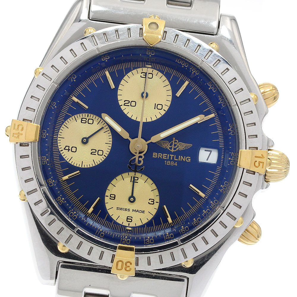 BREITLING Chronomat Bikoro B13050.1 Date Navy Dial Automatic Men's Watch_932614