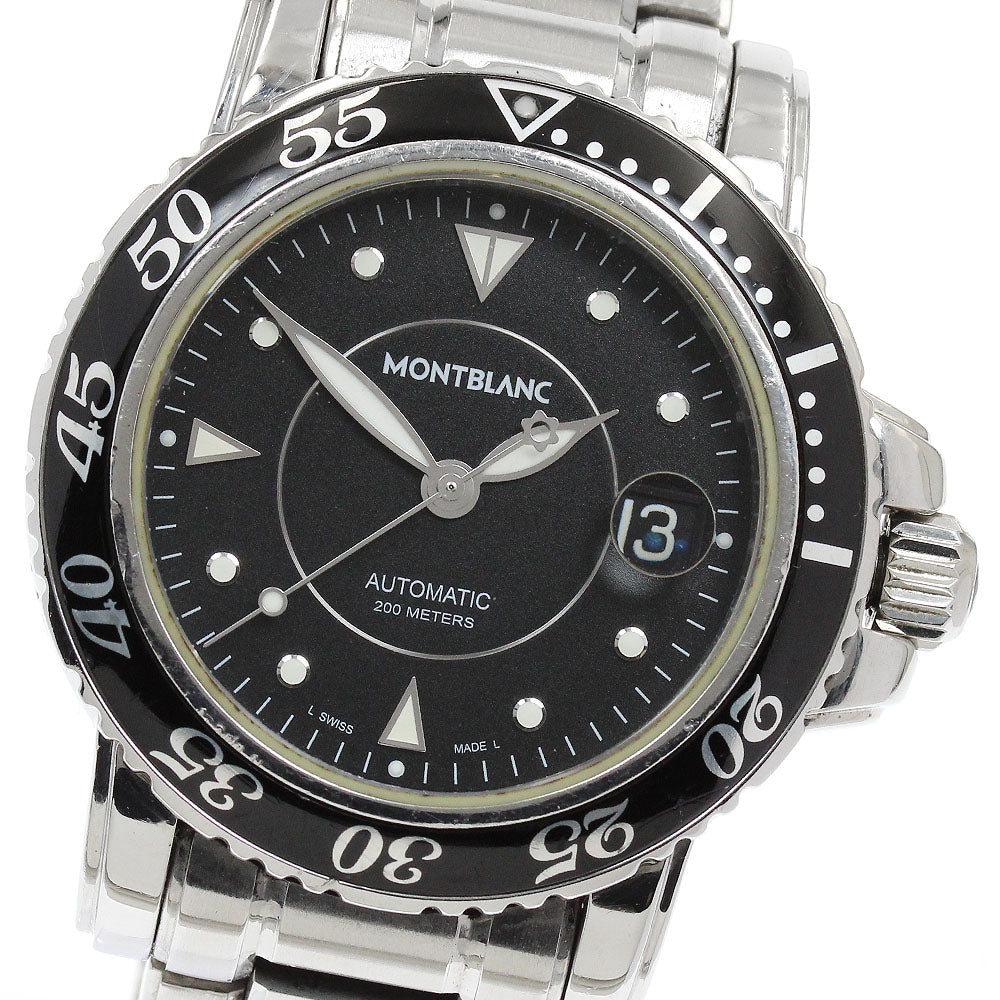 MONTBLANC Sports 7145 Date black Dial Automatic Men's Watch_932629