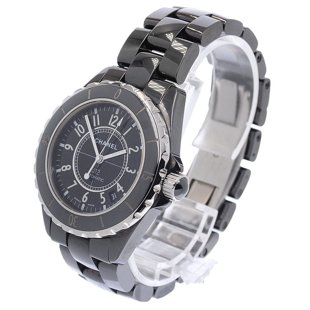 CHANEL J12 H0685 Black Ceramic 38MM Date black Dial Automatic Men's Watch_932633