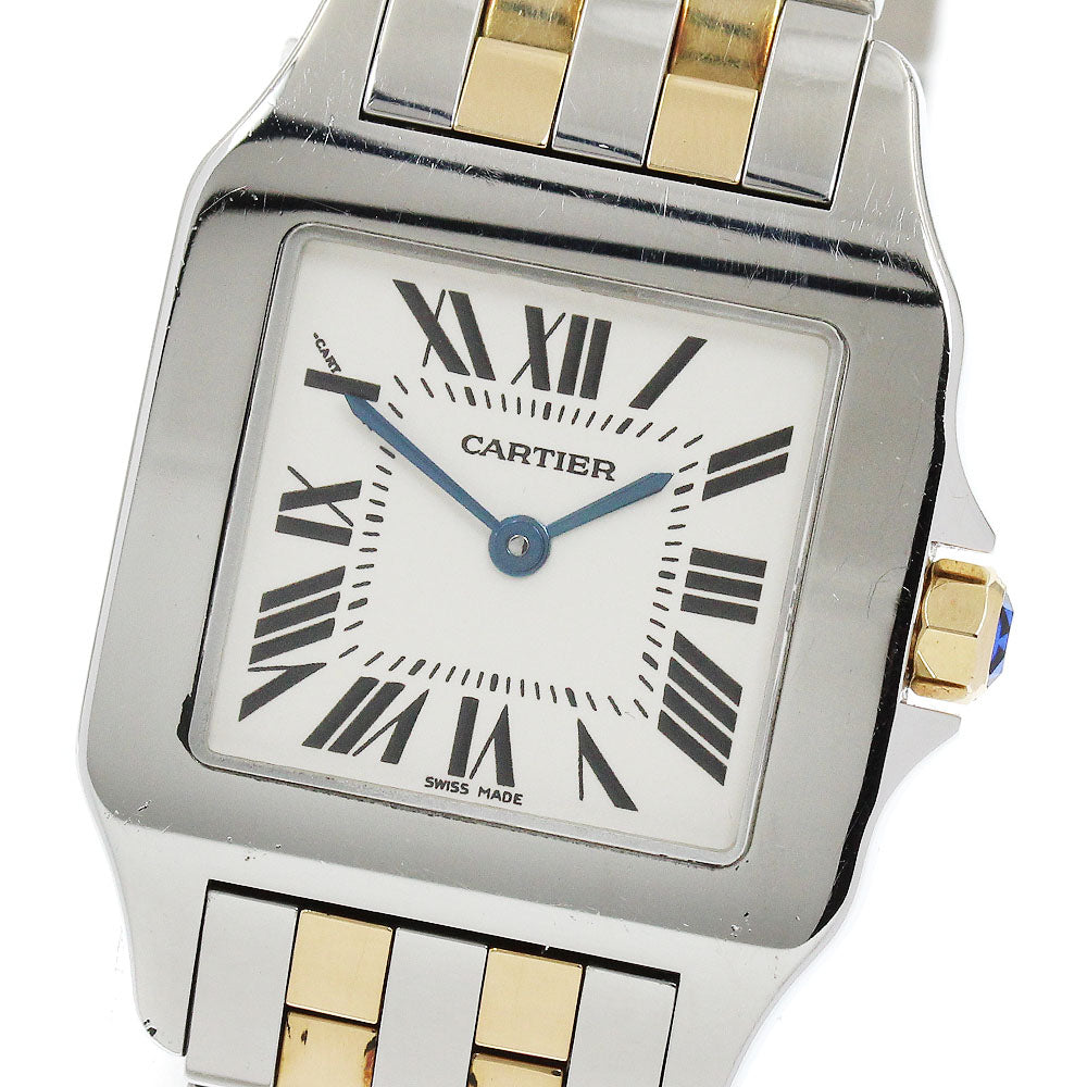 CARTIER Santos de Moiselle LM W25067Z6 Beige Dial Quartz Men's Watch_932691