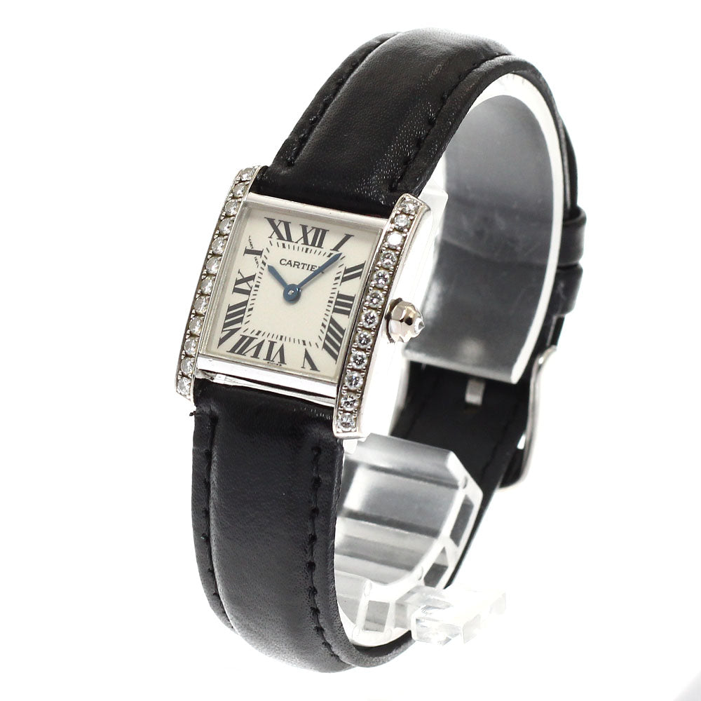CARTIER Tank Francaise SM WE100251 K18WG Quartz Ladies Watch_932705