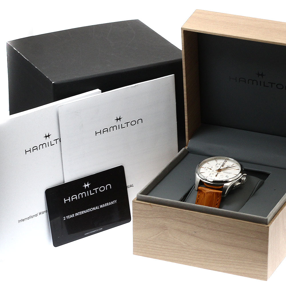 HAMILTON Jazz master H325860 Chronograph Silver Dial Automatic Men's Watch_932760