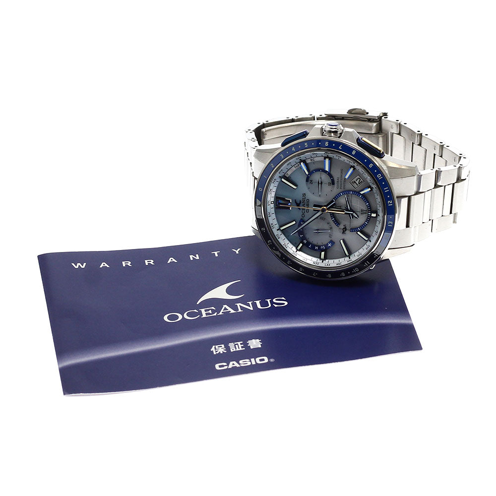 CASIO Oceanus OCW-G1100C-7AJF GPS Hybrid Solar Powered Radio Men's Watch_932761