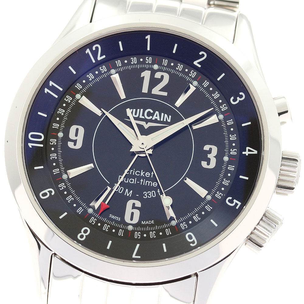 VULCAIN cricket aviator 100105.020 Alarm dual time Hand Winding Men's_932766